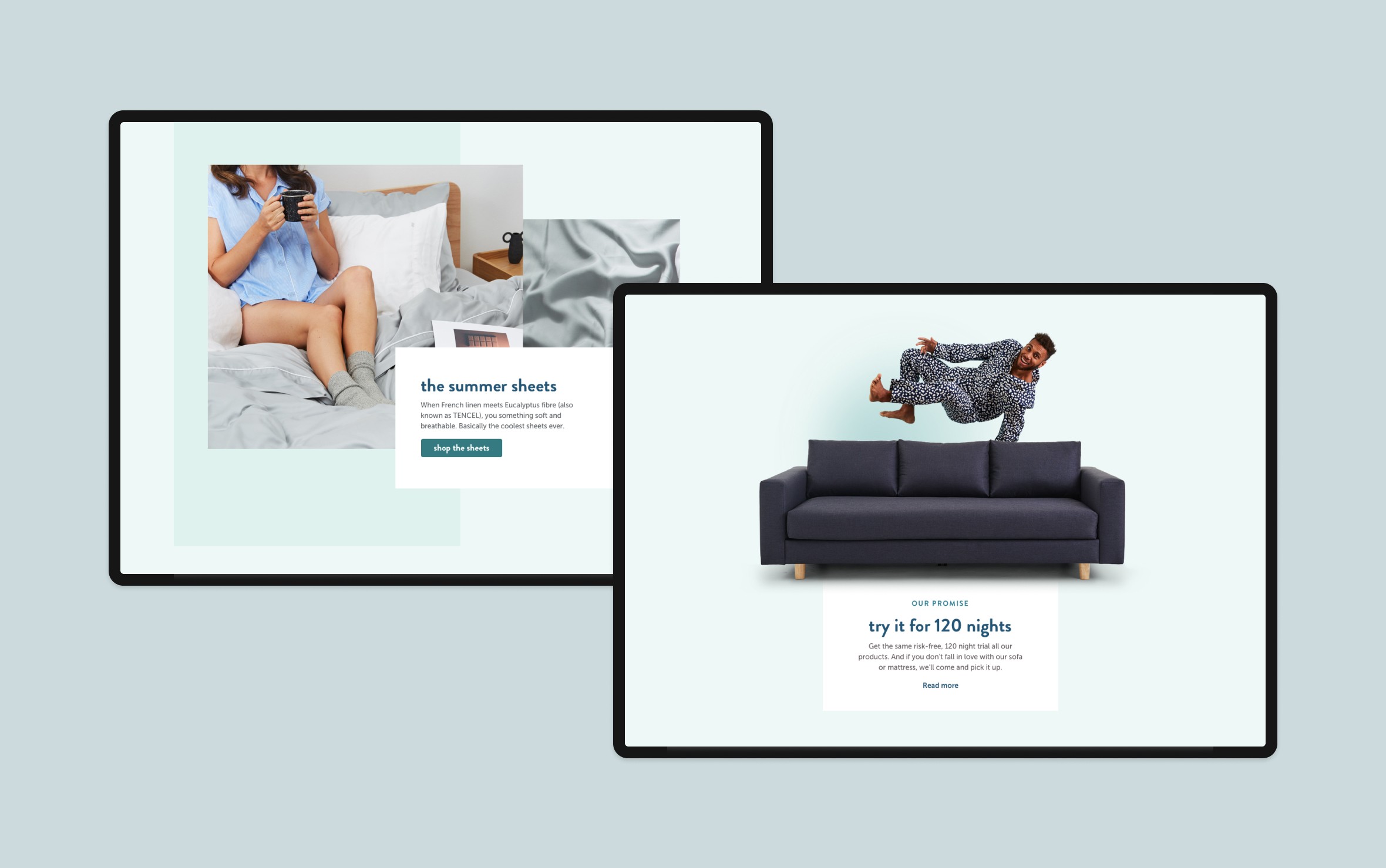 Modular product page system