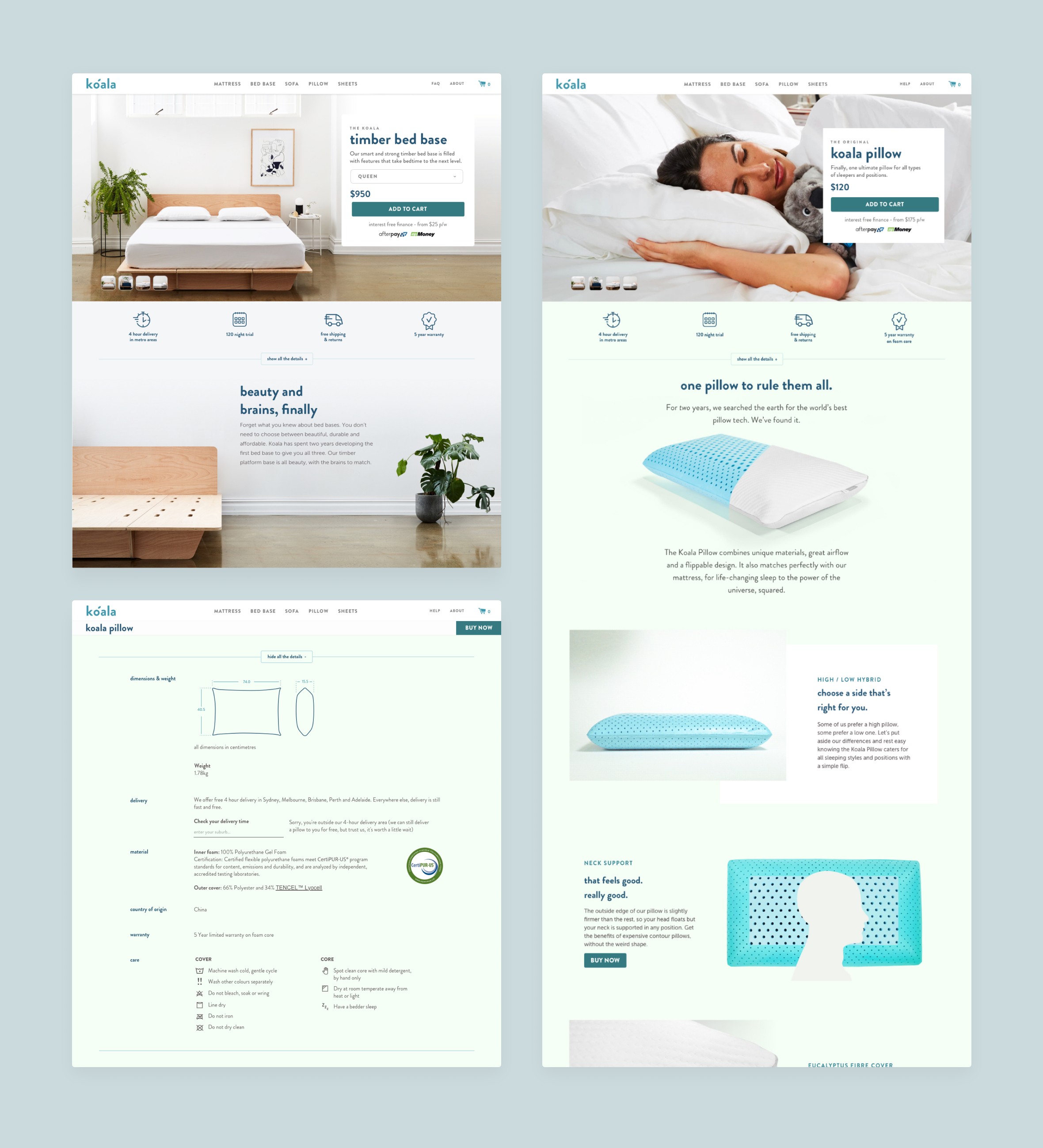 Design system components supporting Koala’s multi-category growth